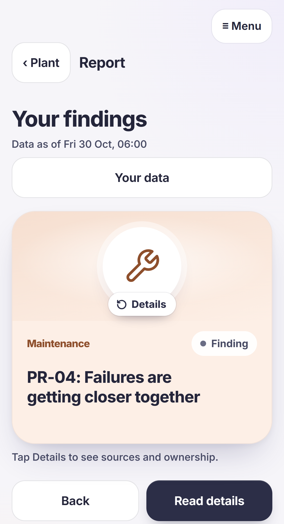 Source-backed findings in Werk Süd